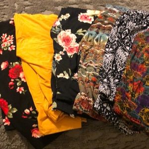 Lot of 6 pairs of leggings